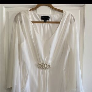 White baby doll dress